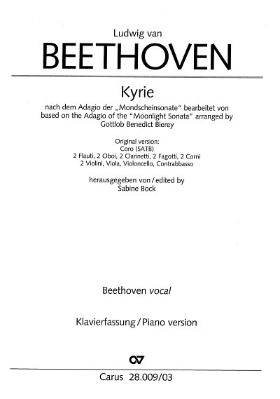 L. v. Beethoven: Kyrie nach dem Adagio der 