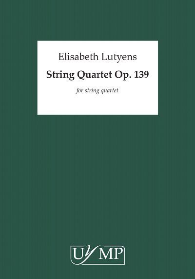 E. Lutyens: String Quartet Op.139, 2VlVaVc (Part.)