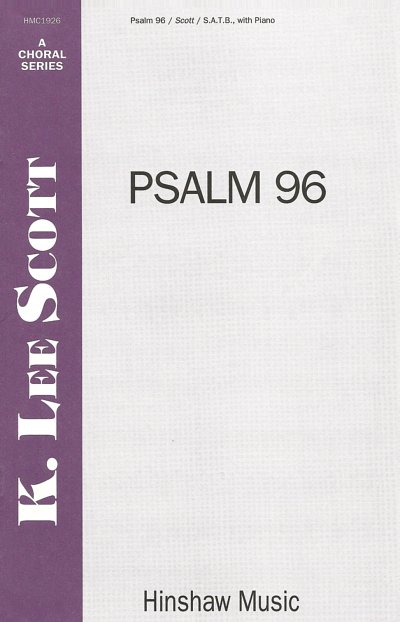 Psalm 96 (A New-made Song), GchKlav (Chpa)