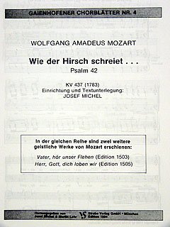 W.A. Mozart: Wie Der Hirsch Schreit