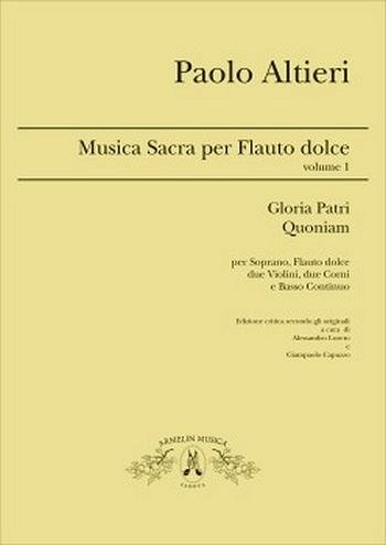 Musica Sacra Con Flauto Dolce, Vol. 1 (Pa+St)