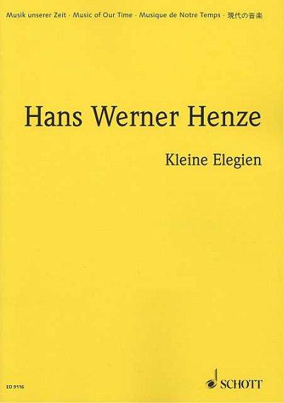 H.W. Henze: Kleine Elegien  (Stp)