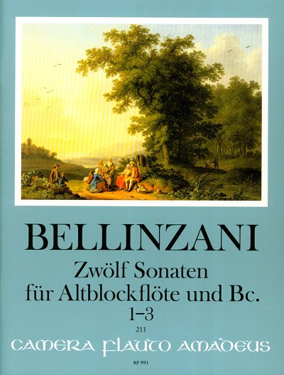 P.B. Bellinzani: Zwölf Sonaten op. 3: S, Ablf/FlVlBC (Pa+St)