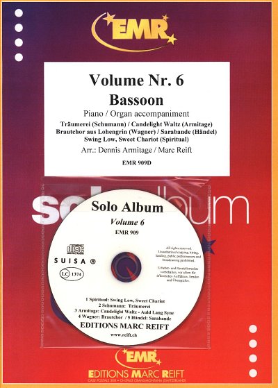 AQ: M. Reift: Solo Album Volume 06, FagKlav/Org (+C (B-Ware)