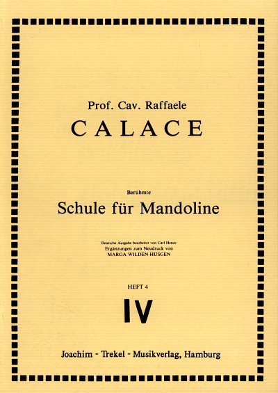 R. Calace: Schule für Mandoline 4, Mand