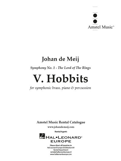 J. de Meij: Hobbits (part V from "The Lord of the Rings")