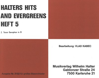 Halters Hits and Evergreens 5, Varblaso;Key (Tsx2)