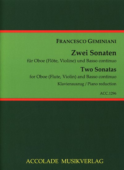 F.S. Geminiani: 2 Sonaten