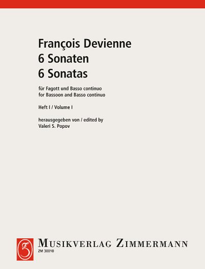 DL: F. Devienne: 6 Sonaten, FagBc (Pa+St)