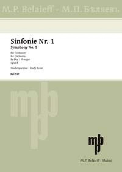 R. Glière: Sinfonie Nr. 1 Es-Dur op. 8, Sinfo (Stp)