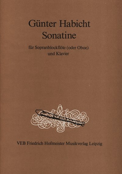 G. Habicht: Sonatine, Sbfl/ObKlav (KlavpaSt)