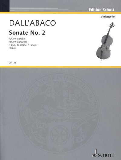 D.G.M. Clemens: Sonate No. 2 F-Dur , 2Vc (Sppa)
