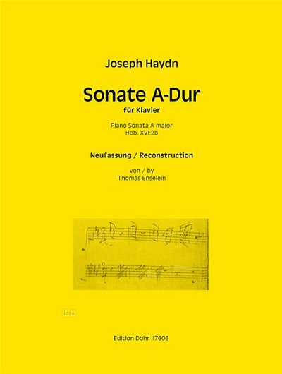 J. Haydn: Klavier Sonate A-Dur Hob.XVI:2b, Klav (Part.)