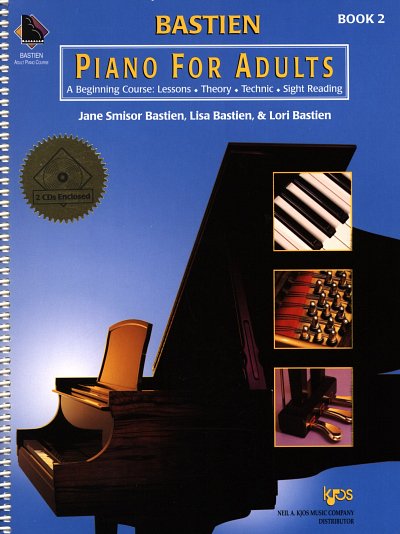 AQ: J. Bastien: Piano for Adults 2, Klav (+OnlAudio (B-Ware)