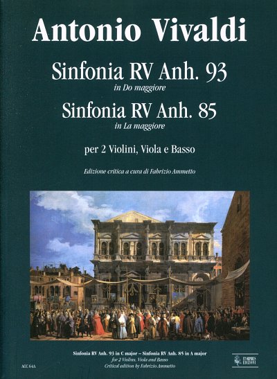 A. Vivaldi: Sinfonia in C major - Sinfonia in A majo (Part.)