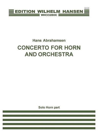 H. Abrahamsen: Concerto For Horn And Orchestra