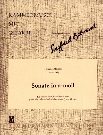 T. Albinoni: Sonate a-Moll