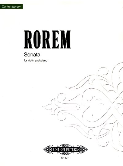 N. Rorem: Sonate für Violine und Klavier