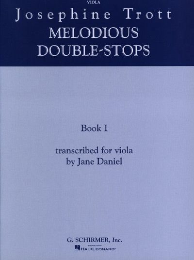 J. Trott: Josephine Trott - Melodious Double-Stops Book , Va