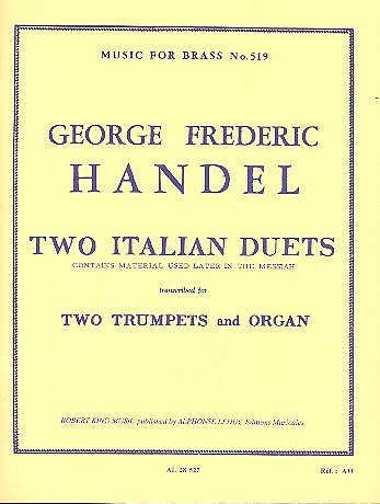 G.F. Händel: Two Italian Duets (Bu)