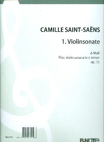 C. Saint-Saëns: Violinsonate Nr.1 d-Moll , VlKlav (KlavpaSt)