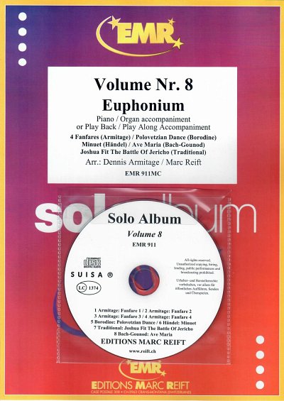 D. Armitage: Solo Album Volume 08, EuphKlav/Org (+CD)