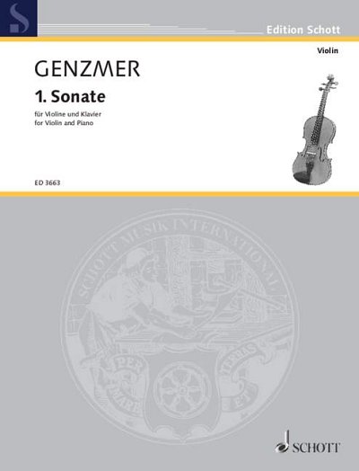 DL: H. Genzmer: 1. Sonate, VlKlav