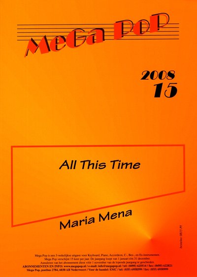 Mena Maria: All This Time Mega Pop 2008 15