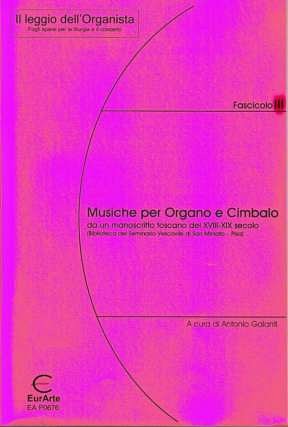 Galanti Antonio: Musica Per Organo E Cimbalo 3