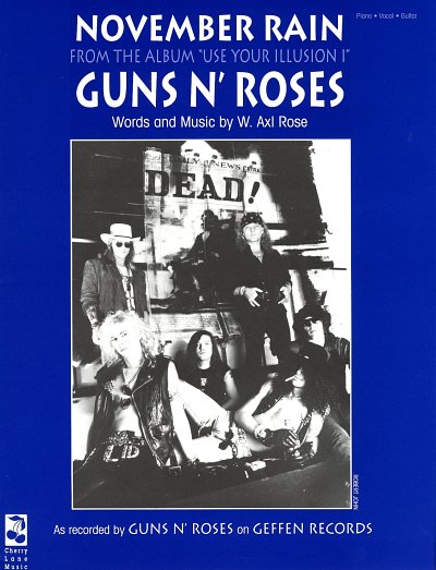 Guns N' Roses: November Rain, GesKlavGit (EAPVG)
