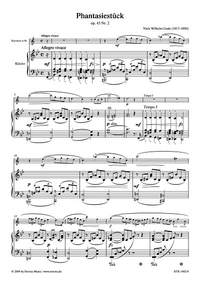 DL: N. Gade: Phantasiestueck op. 43, Nr. 2