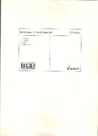 K.A. Hartmann: 1. Streichquartett , 2VlVaVc (Stsatz)