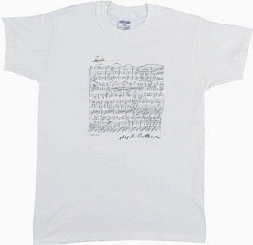 J.S. Bach: T-Shirt Bach Größe XL (weiß)
