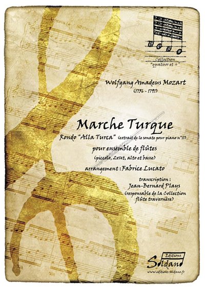 W.A. Mozart: Marche Turque - Rondo Alla Turca, FlEns (Pa+St)
