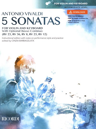 A. Vivaldi: 5 Sonatas, VlKlav