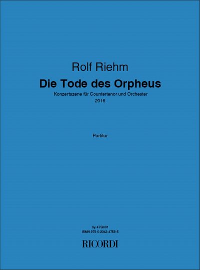 R. Riehm: Die Tode des Orpheus