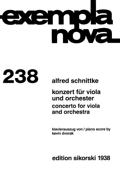 A. Schnittke: Konzert - Va Orch Exempla Nova 238