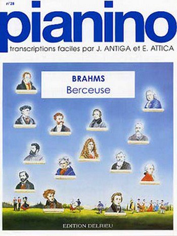 J. Brahms: Berceuse - Pianino 28, Klav