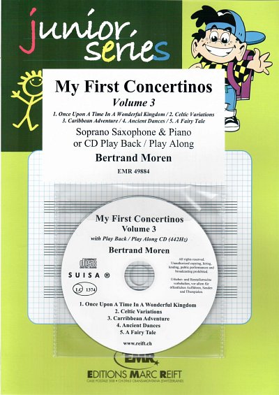 B. Moren: My First Concertinos Volume 3, SsaxKlav (+CD)