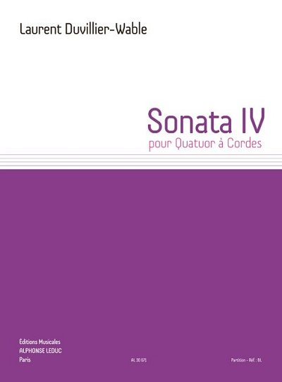 L. Duvillier-Wable: Sonata IV, 2VlVaVc (Part.)