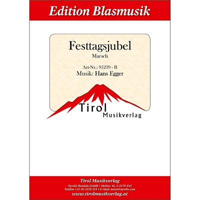 H. Egger: Festtagsjubel, Blaso (DirBSt)