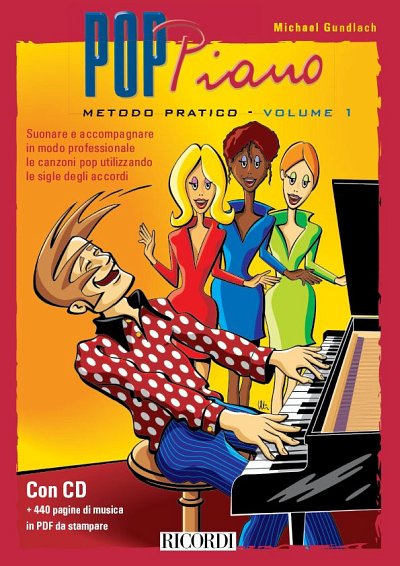 A. Vivaldi: Pop piano metodo pratico volume 1, Klav (+CD)