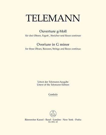 G.P. Telemann: Ouverture g-Moll TWV 55:g4, Barorch (Cemb)