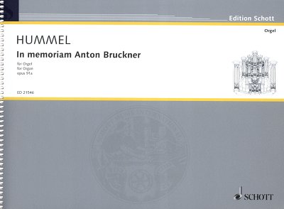 B. Hummel: In memoriam Anton Bruckner o., Orgel