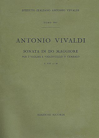A. Vivaldi: Sonata per 2 violini e BC in Do Rv 61