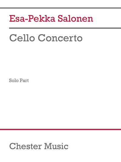 E. Salonen: Cello Concerto (solo part)
