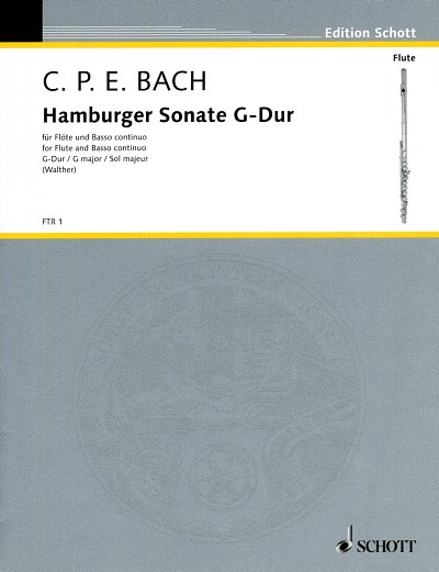 C.P.E. Bach: Hamburger Sonate  G-Dur Wq 133, FlBc (KlavpaSt)