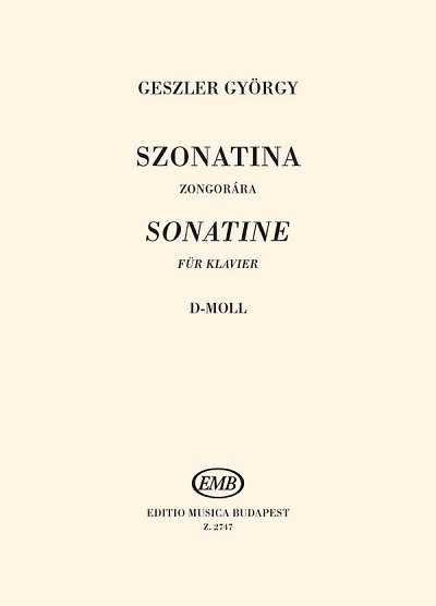 G. Geszler: Sonatina in d minor