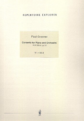 P. Graener: Konzert a-Moll op.72 für Klavier und Orchester