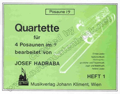 J. Hadraba: Quartette 1, 4Pos (Pa+St)